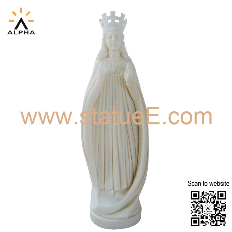 Our lady queen of peace statue